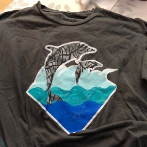Pink dolphin t shirt